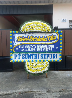 Papan Bunga Duka di Legok Kidul